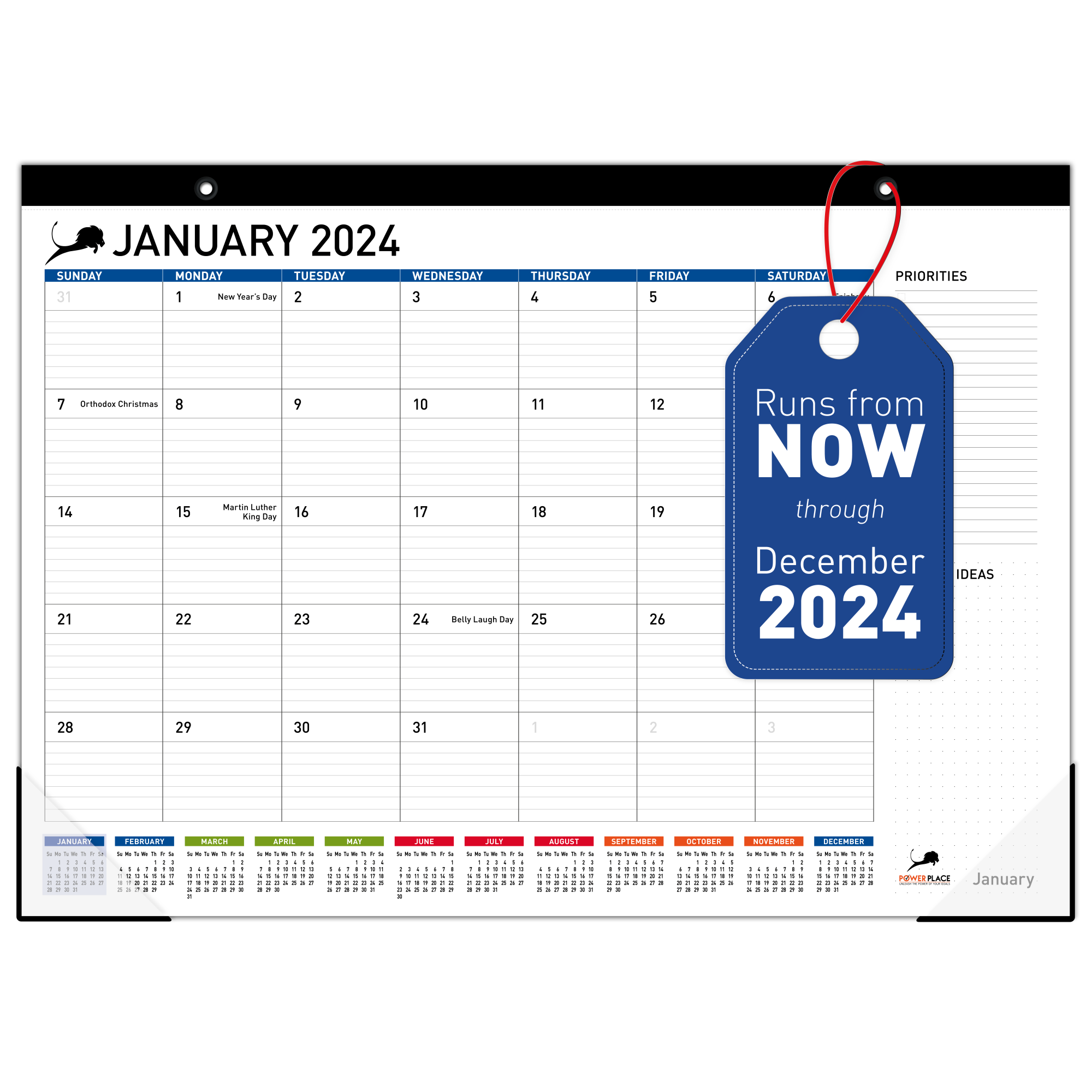 Desk Calendar 20232024 Large Desktop Calendar Pad August 2023