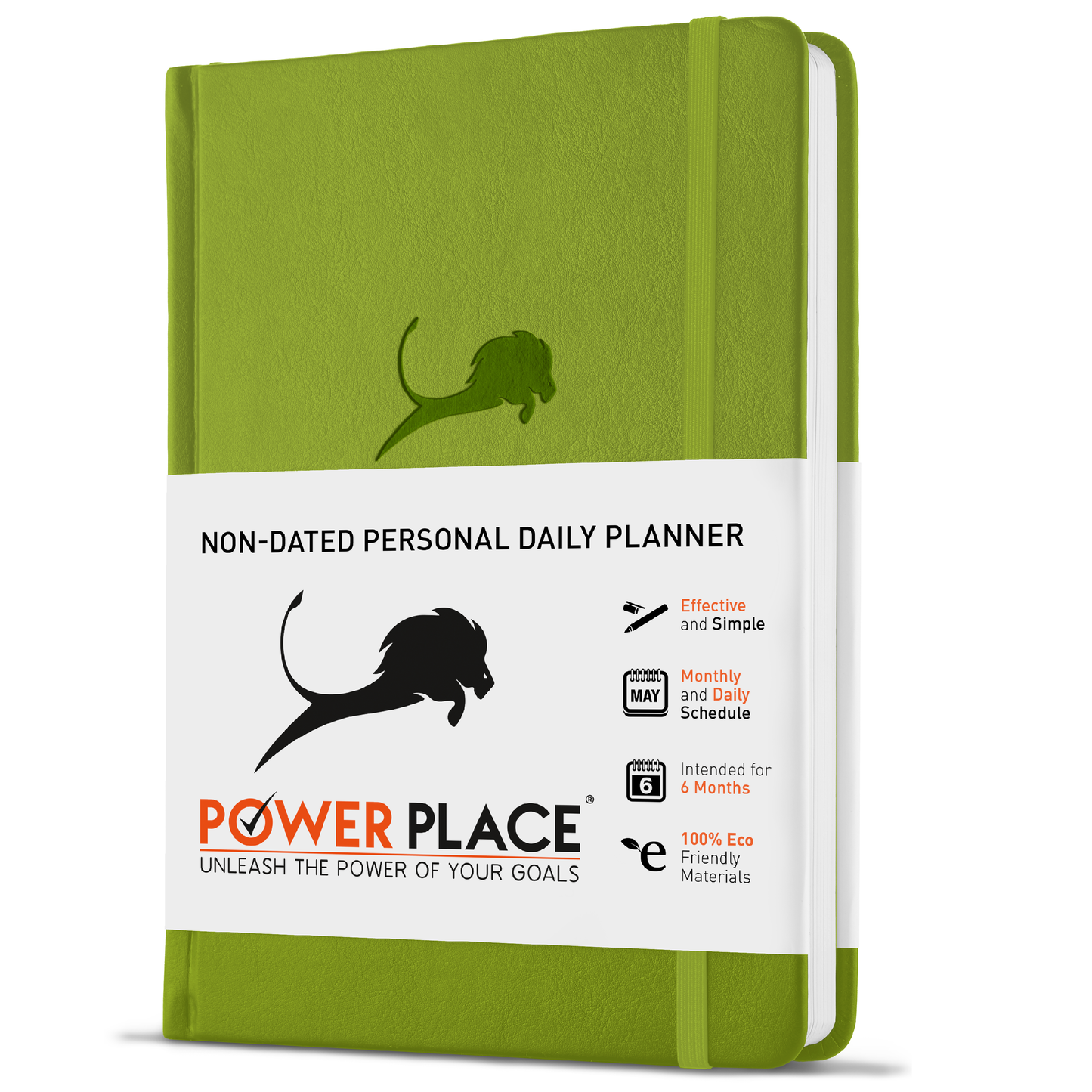 Daily Planner to Improve Time-Management, Productivity & Happiness, 6 Months 24 Hour Planner Agenda