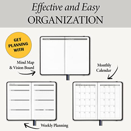 Monthly & Weekly Life Planner to Boost Your Productivity, Time Management and Hit Your Goals