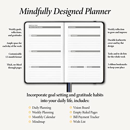 Monthly & Weekly Life Planner to Boost Your Productivity, Time Management and Hit Your Goals